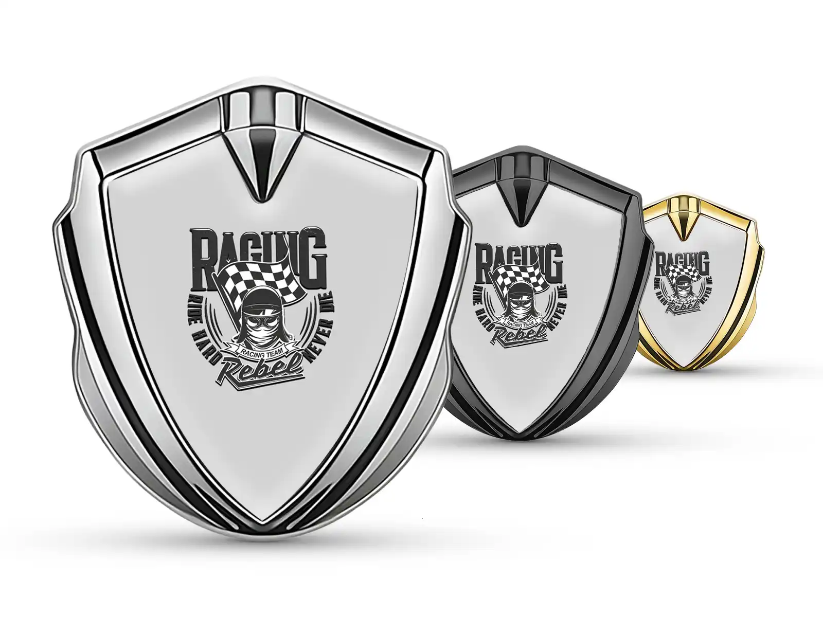 Custom Fender Badge Sports Design Emblem